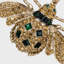 Classic bee hanging ornament boxed gift set, red and green