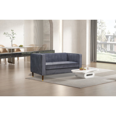 Causeuse en velours Jacqueline