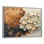 Murales hortensias en cristal Muril sur glissoire en bois II - hydrangées murales