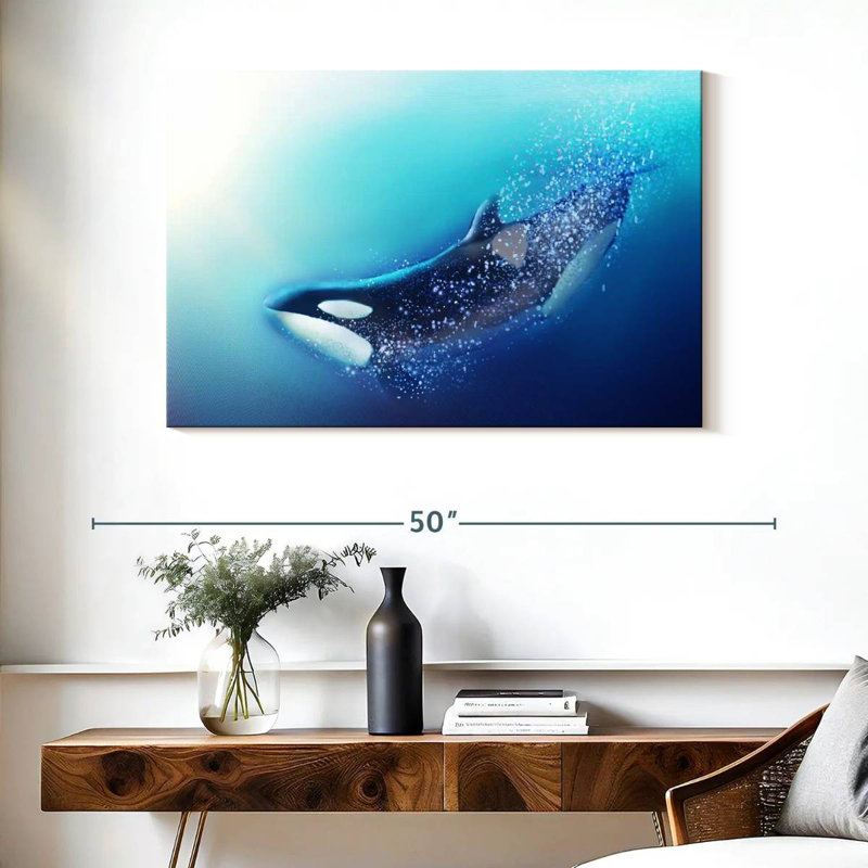 Brampt Underwater Orca, 26" H x 39" W