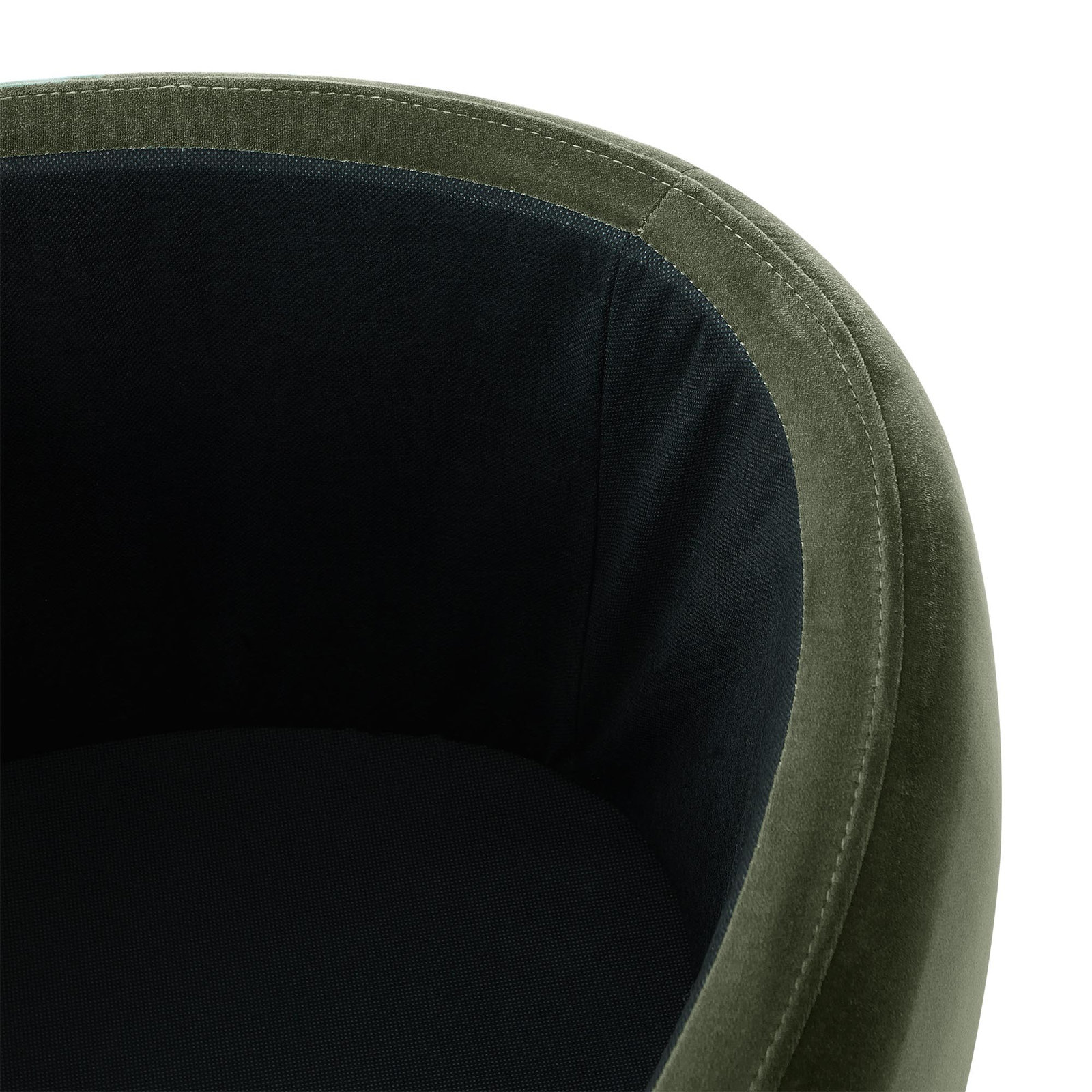 Hoya 34" Ottoman, Soren Olivine Performance Velvet