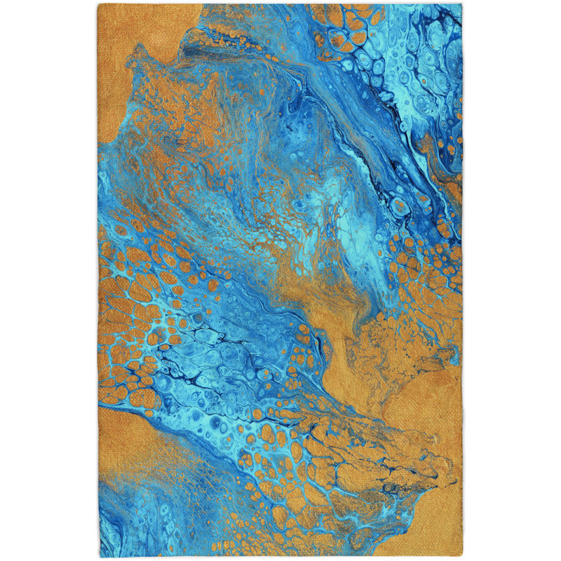 Premium Machine Washable Dream Shag ADS53 Abstract Rug, 9' x 12'