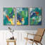 Ensemble de 3 graphiques tropicaux encadrés sur toile I-97946696-97946703