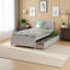 Lit plateforme simple avec deux tiroirs-1328462833