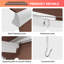 Gymax 96'' W x 5'' D Fabric Cover Retractable Freestanding Awning-71106123-71106122