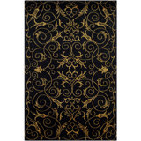 Honora Hand Knotted Silk & Wool Pile Floral Rug