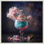 «Fairy Fun Cocktail» par Reginald, reproduction d'art sur toile encadrée-709611966