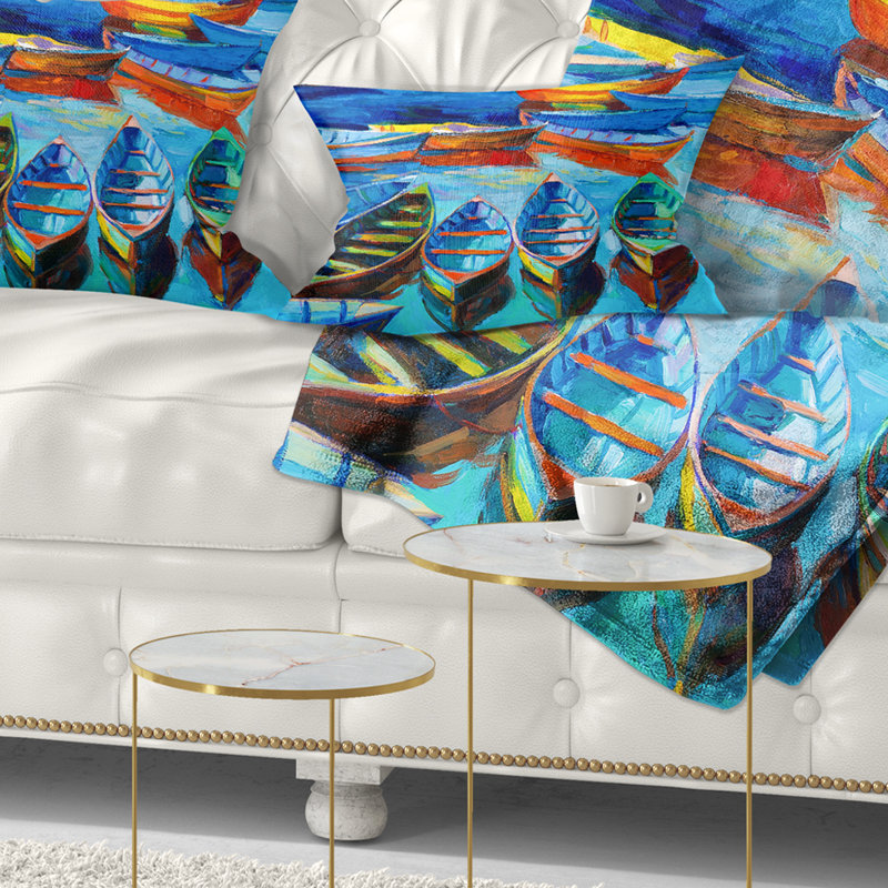 Coussin lombaire en bateau seascape