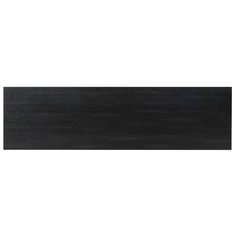 Deziree Wood 6 Drawer Dresser, Black