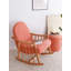 Fauteuil à oreilles luxueux en velours côtelé velours 31,5 po x 36,6 po x 26,8 po | Structure 100% hêtre, revêtement 100% polyester | Conception élégante avec des pieds de 11,0 pouces, parfait pour le salon et le coin lecture-1162017711