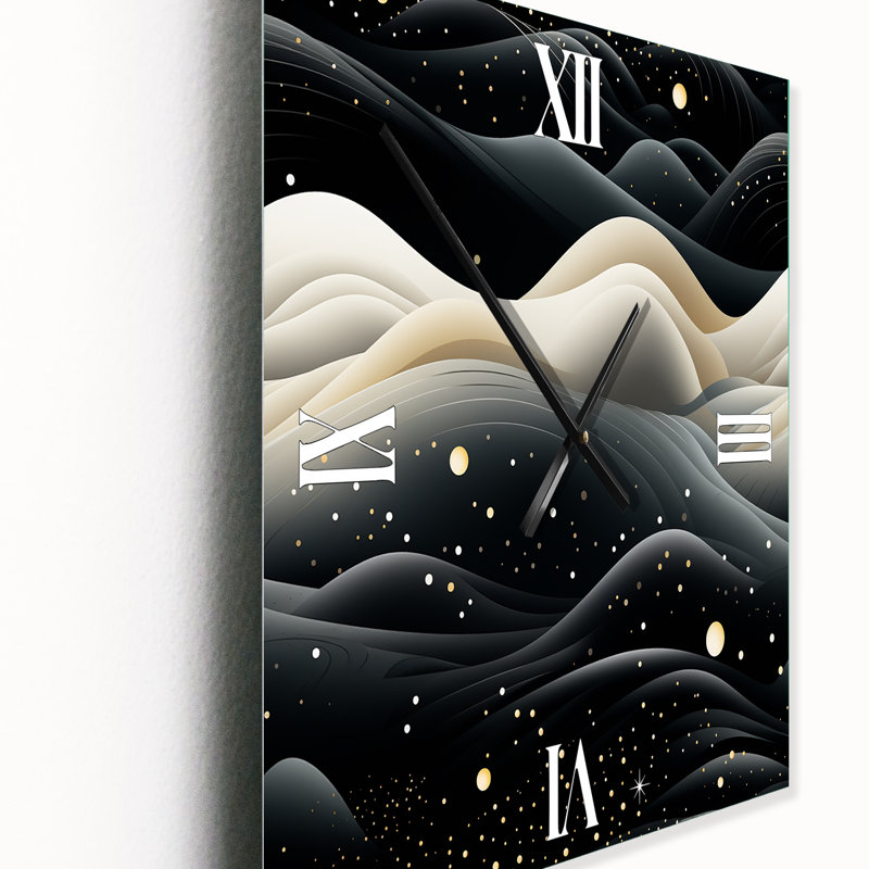 Janiyha - Horloges murales abstraites, Grand