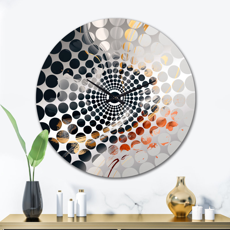 Serlin - Horloge murale abstraite, Grand