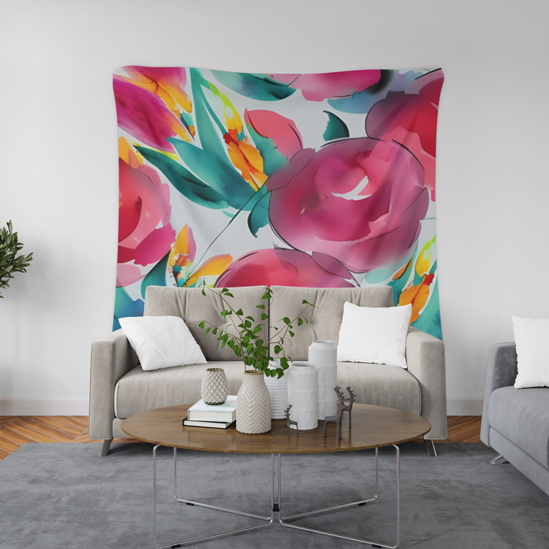 Tapisserie murale, H 88 po x l 104 po