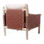 Chaise de patio avec cadre en bois Wade