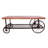 Spacious Coffee Table - Style, Oak & Antique Gray Rustic Charm With Shelf Look