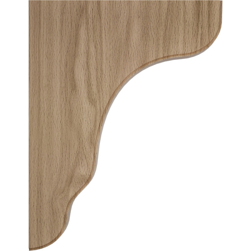 Support en bois Plymouth, Chêne rouge, H 11 po x l 1,75 po x P 8,5 po