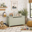 Boîte à jouets en bois avec couvercle à charnières de sécurité