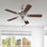 Ventilateur de plafond 44 po avec ensemble d'éclairage Miller Park