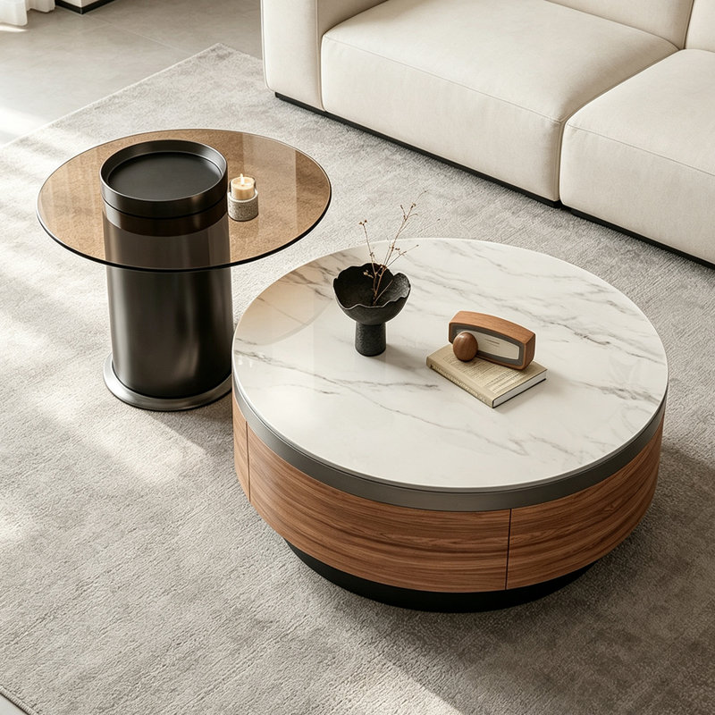 Table basse French Minimalist Luxury