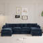 Canapé-lit en chenille moderne avec repose-pieds-1006864265-1006864264