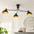 3-Light Semi Flush Mount Ceiling Light