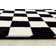 Tapis noir à motif géométrique Carpenter
