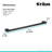 Stelios 25'' Wall-Mounted Solid Brass Towel Bar – Modern Bathroom Towel Rack with Concealed Mounting & Easy Installation-35352975
