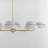 Mirena 8 - Light Steel Dimmable Chandelier