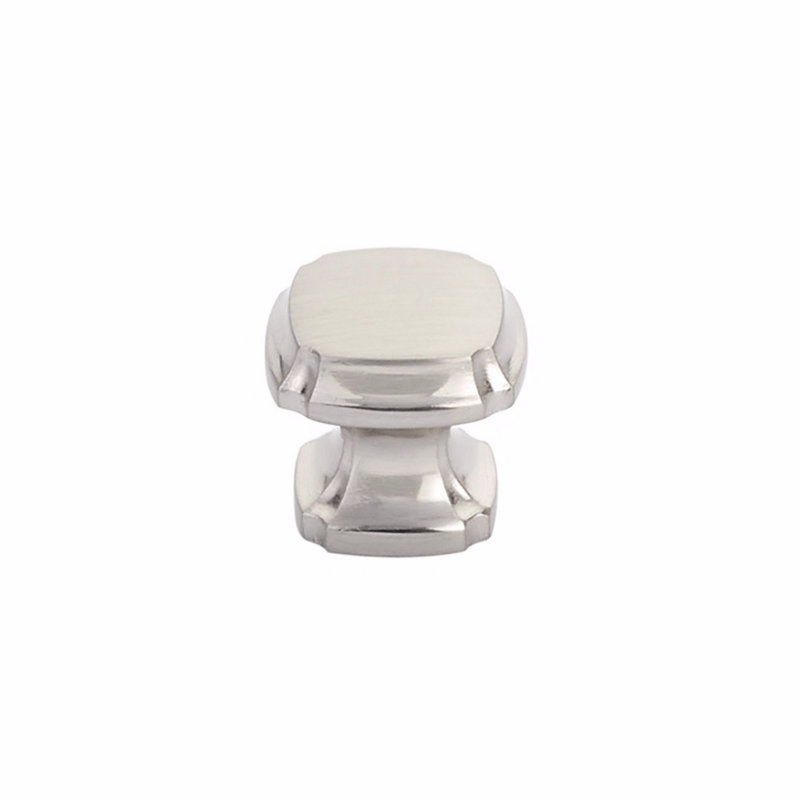 Empire Round Knob, Brushed Nickel