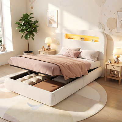 Upholstered Ottoman Storage Bed