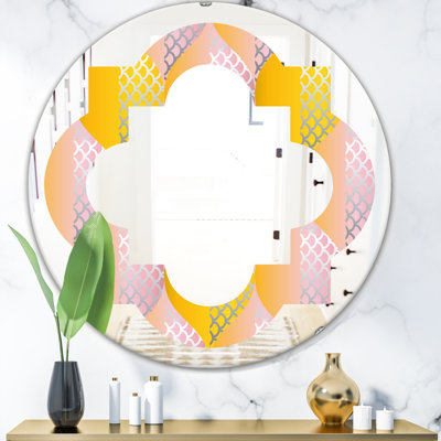 Miroir mural quadrilobe grid i éclectique