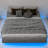 Floating Bed Frame with LED Lights Metal Slats Underbed Storage Space No Box Spring-1605508652-1556098083