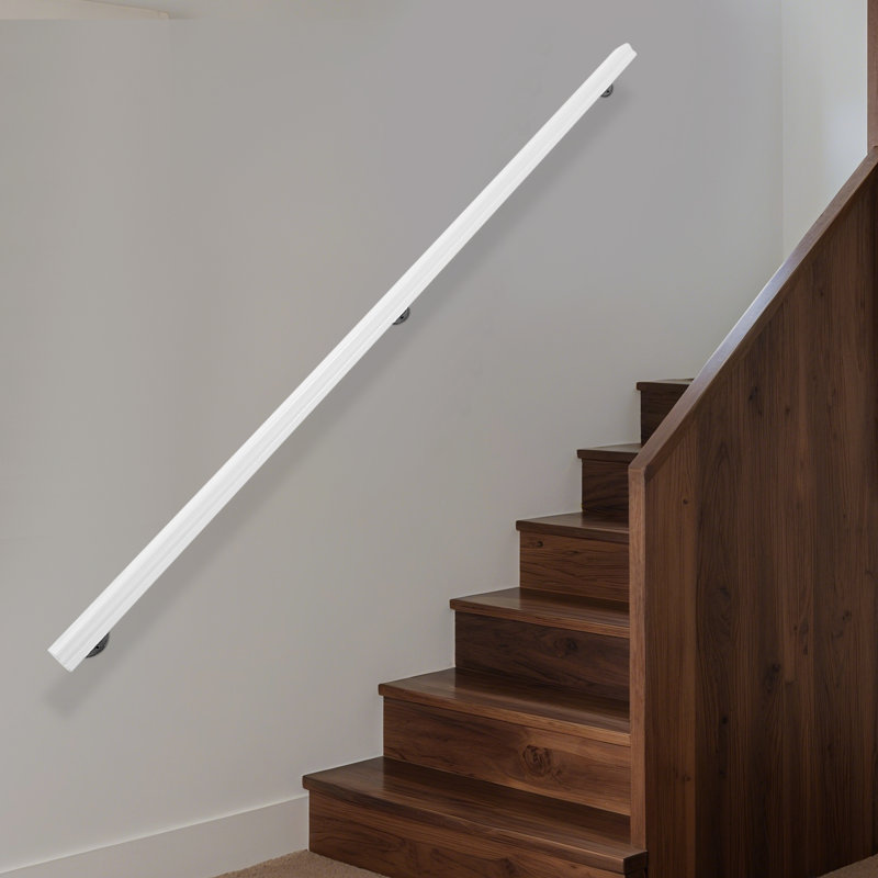 Rampe décorative 7 pi pour escalier, Blanc