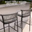 Tabouret de bar d'extérieur en métal 29,1 po 4 personnes-1043498256-1043498263