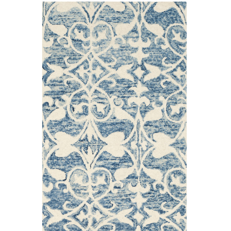 Dashanna Hand Tufted Wool Floral Rug, Runner 2'3" x 7'