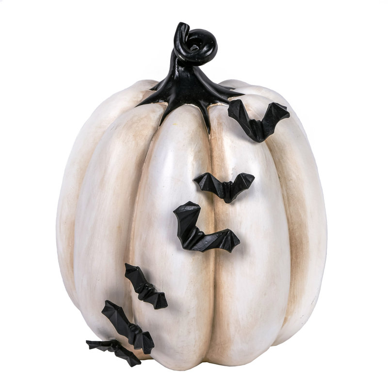 Citrouille-chauve-souris d'Halloween «The Holiday Aisle®», H 9,45 po x l 8,27 po x P 9,06 po