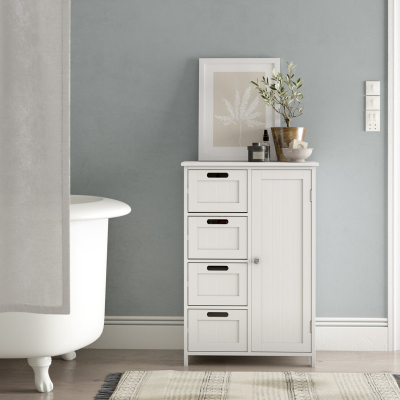 Caleigh Bathroom Cabinet, White