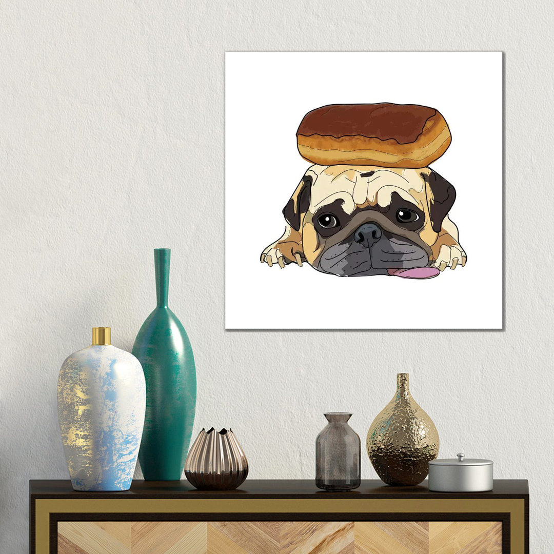 Maple Bar Dog von Sketch And Paws - Gallery-Wrapped Canvas Giclée on Canvas