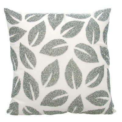 Micheal Amini Floral Cotton Throw Pillow