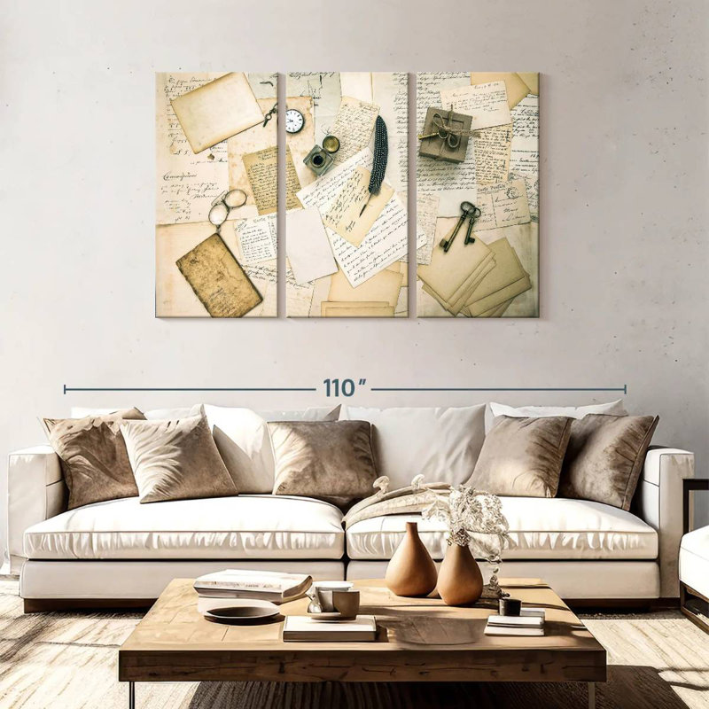 Senne Antique Letters, 48" H x 74" W