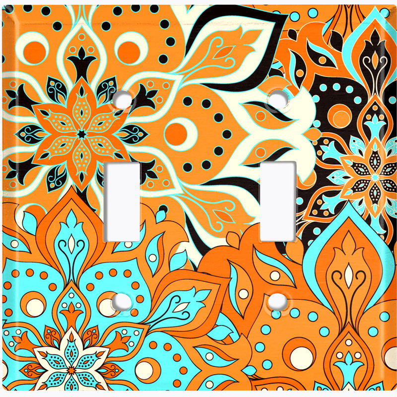 Patterned Toggle Light Switch Standard Wall Plate