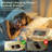 Sunrise Alarm Clock With Book Lamp, Wireless Charger, Bluetooth Speaker, Snooze Wake Up Light For Heavy Sleepers,Tabletop Clocks