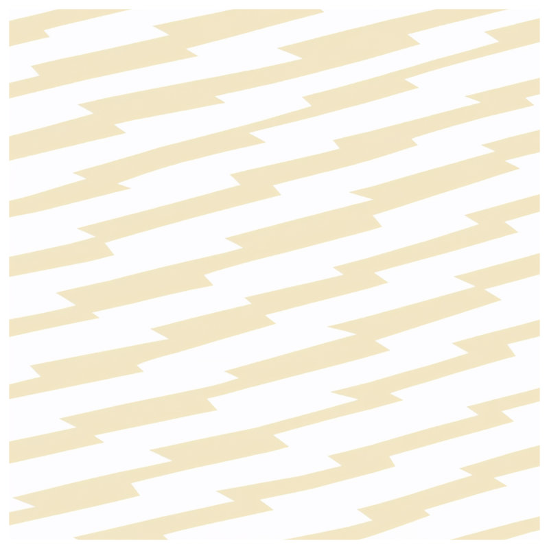 Rideaux de douche beige à lignes en zigzag, 70in W x 72in H