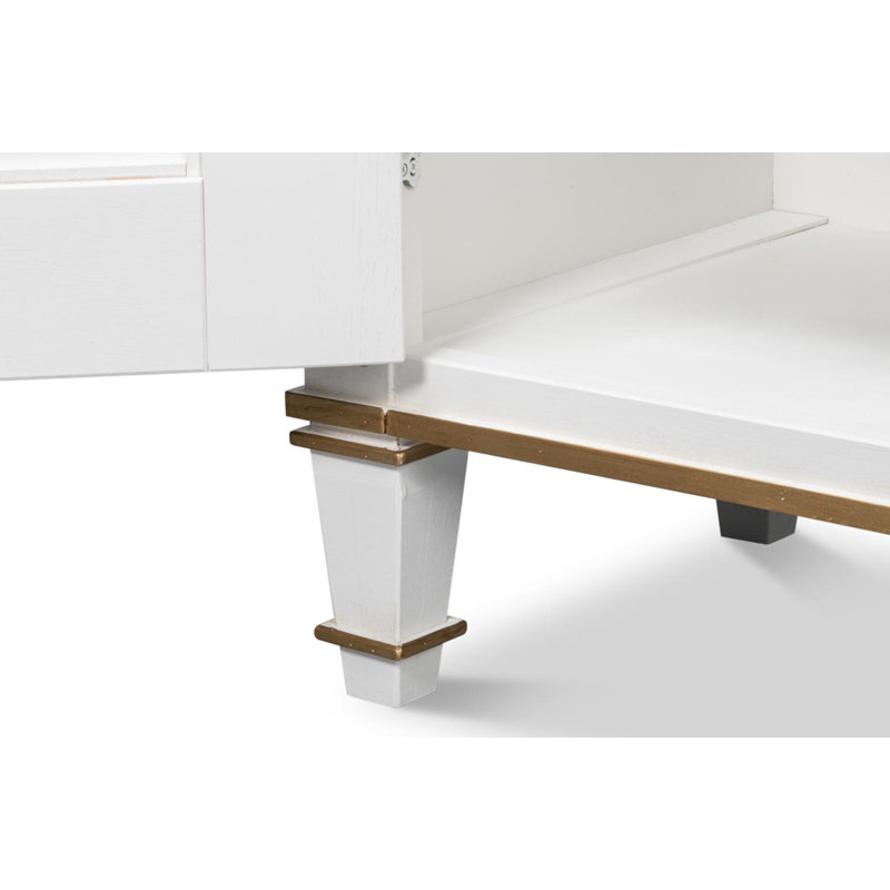 Louis XVI 60'' W Buffet, Cotina White