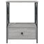 Cinar 50cm W Iron Bedside Table-306003869