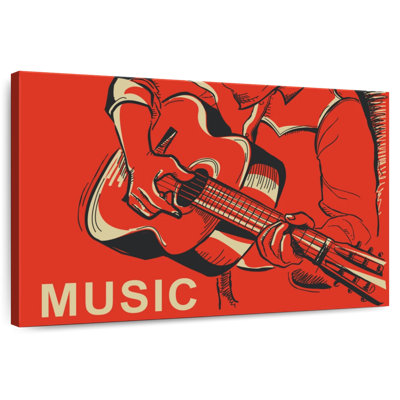 Musician Playing Guitar