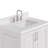 30.25'' Single Bathroom Vanity with Carrara Quartz Top-94668863