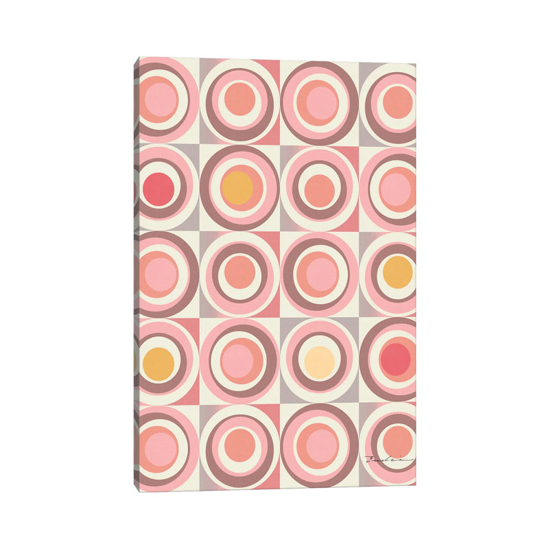 Rose Gold With Ivory by Evelia Designs - Wrapped Canvas Print, 66.04 cm H x 45.72 cm W x 1.91 cm D
