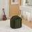 Chenille Fabric Modern Knot Design Ottoman-308907216