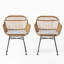 Chaise de patio avec coussins (ensemble de 2)-592134901